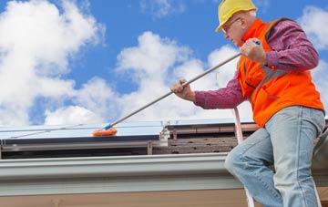 Llanvaches soft wash roof cleaning